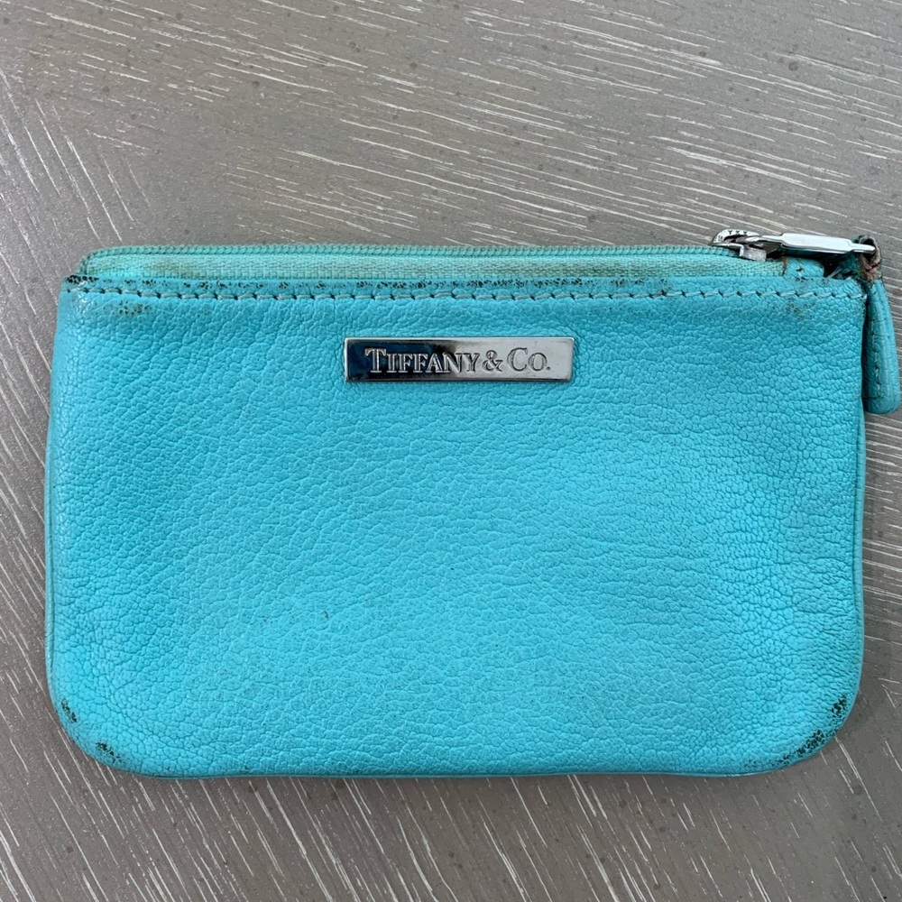 Tiffany & Co. Small Leather Pouch - Tiffany Blue